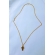Pingente Crucifixo com corrente dourada